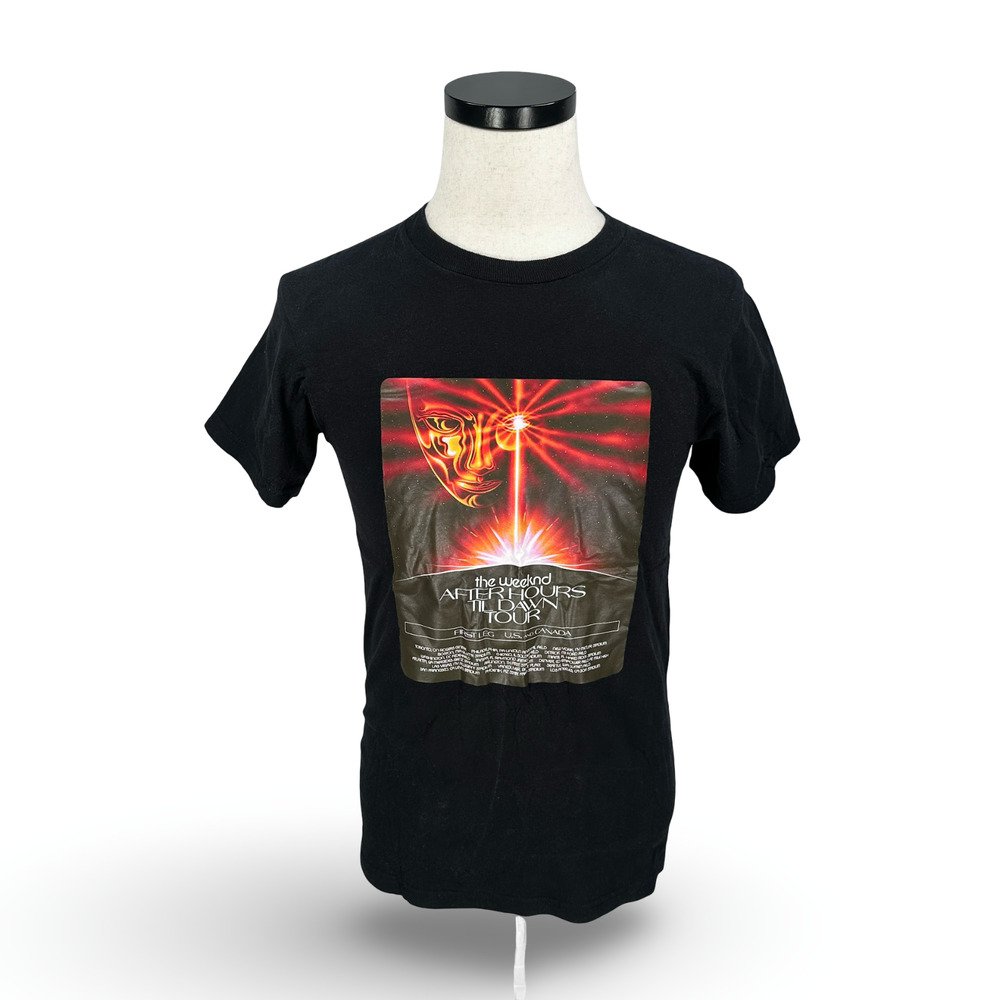 The Weeknd After Hours Til‎ Dawn Tour T-Shirt Men’s Small Black First Leg US Can